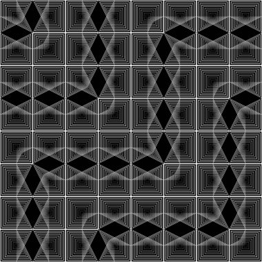 Kusursuz zikzak deseni tasarla. Soyut monokrom dantelli arka plan. Vektör sanatı