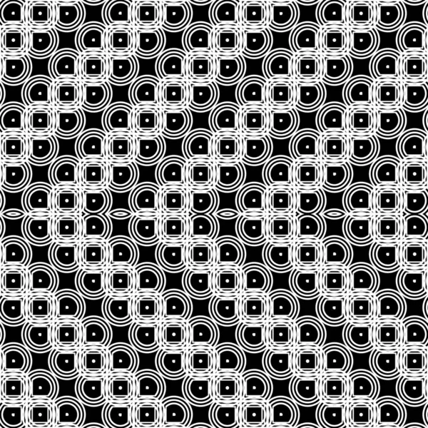 Design Bezešvé Monochromatické Strouhání Klikatý Vzor Abstraktní Dekorativní Pozadí Vektorové — Stockový vektor