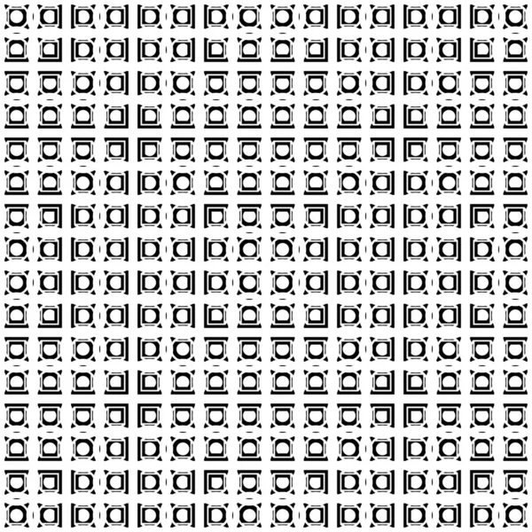 Design Padrão Geométrico Sem Costura Fundo Grade Monocromático Abstrato Arte —  Vetores de Stock