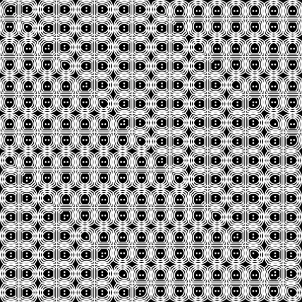 Conception Sans Couture Motif Zigzag Monochrome Fond Géométrique Abstrait Art — Image vectorielle