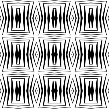 Kusursuz tek renkli geometrik desen tasarla. Soyut çizgili arka plan. Vektör sanatı