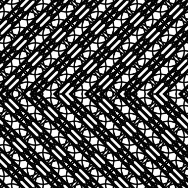 Kusursuz monokrom zigzag deseni tasarla. Soyut geometrik arkaplan. Vektör sanatı