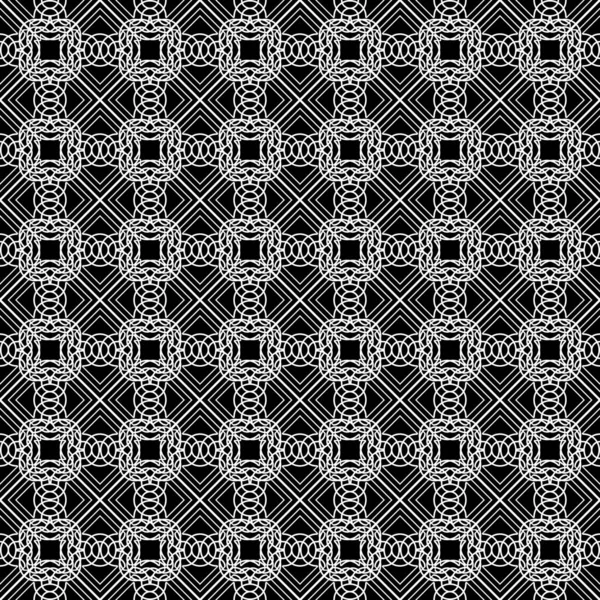 Dekoratif desenli tasarım. Soyut monokrom dantelli arka plan. Vektör sanatı