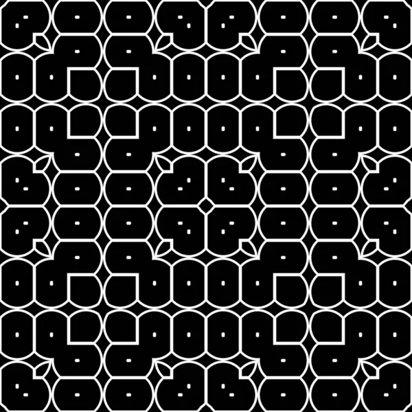 Navrhnout Bezproblémový Monochromatický Vzor Abstraktní Geometrické Pozadí Vektorové Umění — Stockový vektor