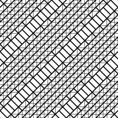 Kusursuz monokrom zigzag deseni tasarla. Soyut geometrik arkaplan. Vektör sanatı