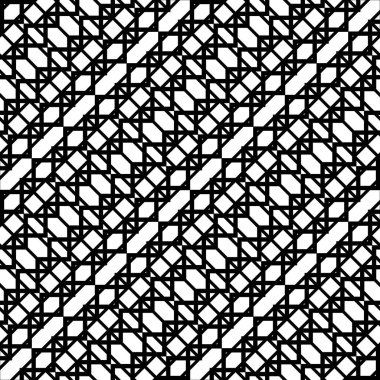 Kusursuz monokrom zigzag deseni tasarla. Soyut geometrik arkaplan. Vektör sanatı