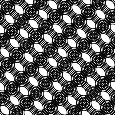 Dekoratif desenli tasarım. Soyut monokrom çizgili arka plan. Vektör sanatı