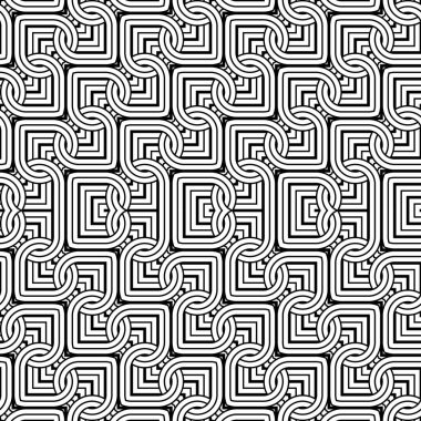 Kusursuz monokrom zigzag deseni tasarla. Soyut geometrik arkaplan. Vektör sanatı