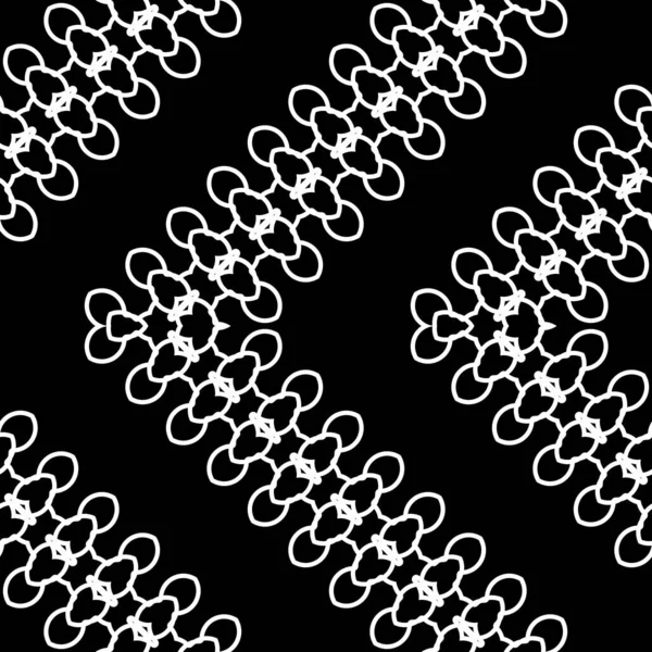 Diseño Sin Costuras Zigzag Patrón Decorativo Fondo Rejilla Monocromo Abstracto — Archivo Imágenes Vectoriales