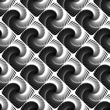 Tasarım sorunsuz girdap hareket şerit geometrik desen