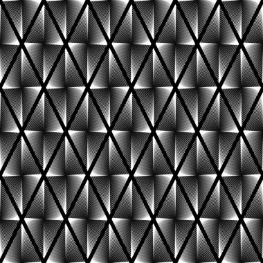 kesintisiz tek renkli geometrik desen tasarım