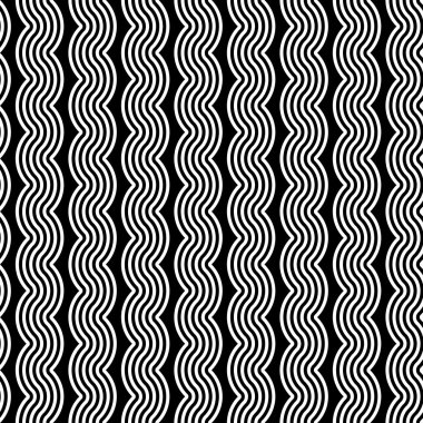 kesintisiz tek renkli zikzak geometrik desen tasarım