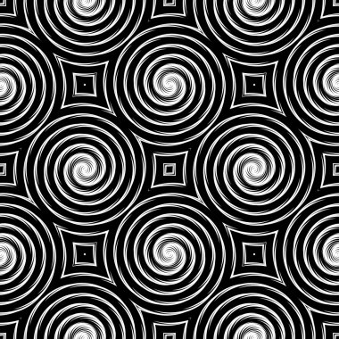 kesintisiz tek renkli sarmal hareket desen tasarım