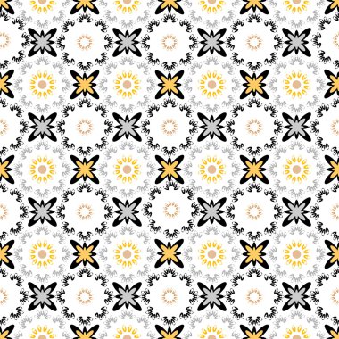 kesintisiz renkli dekoratif desen tasarım