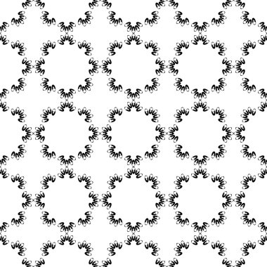 kesintisiz tek renkli dekoratif desen tasarım