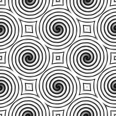 kesintisiz tek renkli sarmal hareket desen tasarım