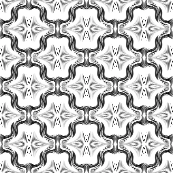 Design motif en treillis décoratif sans couture — Image vectorielle