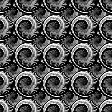 Desen tasarım sorunsuz tek renkli whirlpool twisted