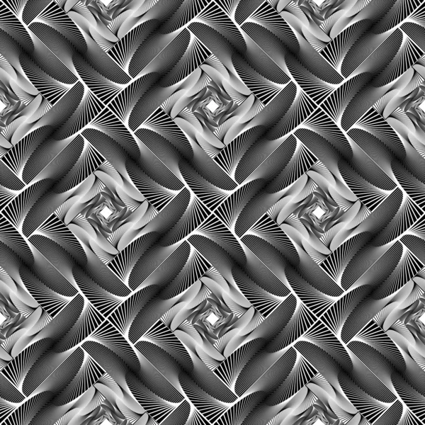 Design seamless square geometric pattern — Stock Vector