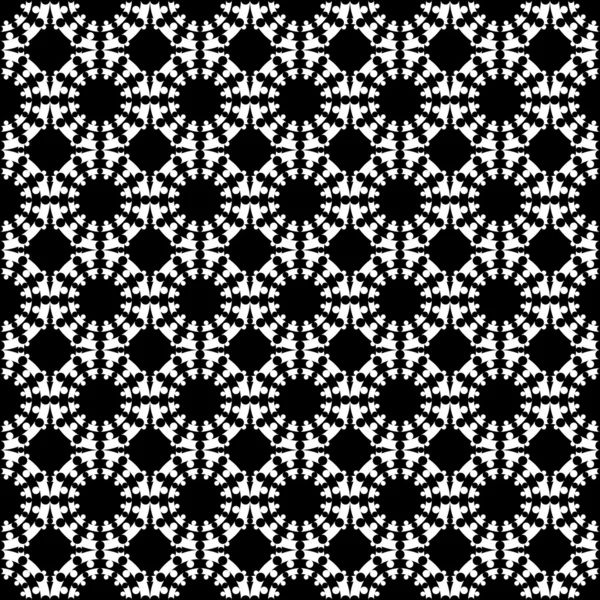 Ontwerp naadloze monochroom geometrische lattice achtergrond — Stockvector