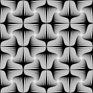 kesintisiz çizgili geometrik desen tasarım
