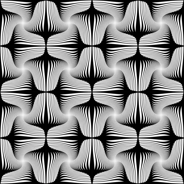 Design sömlös randig geometriska mönster — Stock vektor