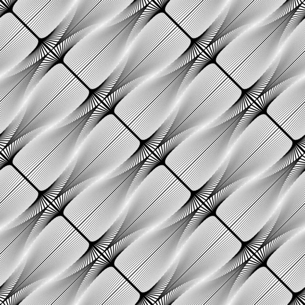 Ontwerp naadloze gestreepte geometrische patroon — Stockvector