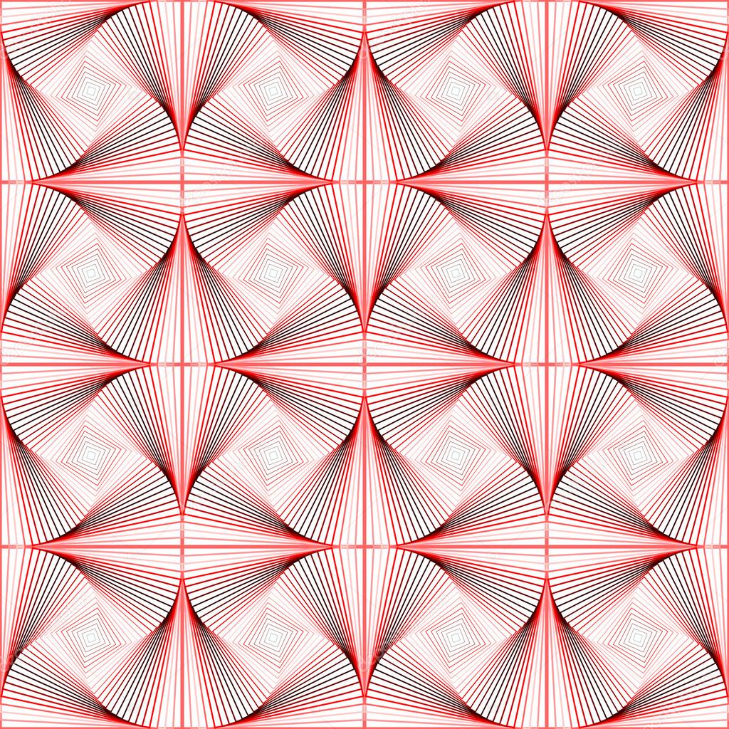 Design seamless colorful twirl movement illusion pattern