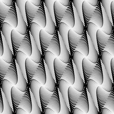 Sorunsuz tek renkli sallanan desen tasarım