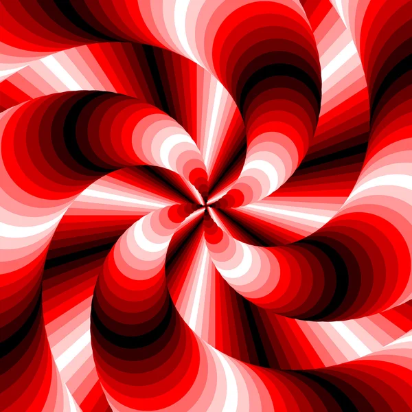 设计多彩漩涡运动错觉背景 — 图库矢量图片