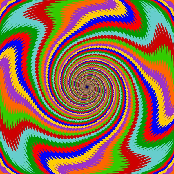 Design multicolor swirl rotation background — Stock Vector