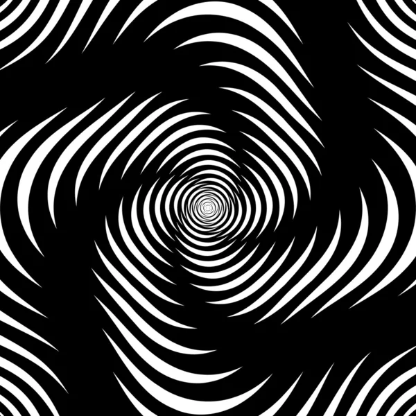 Design whirlpool movement illusion background — Stock Vector