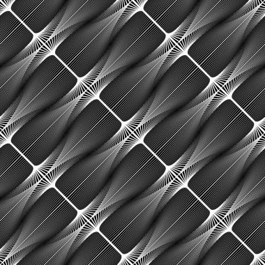 kesintisiz çizgili geometrik desen tasarım