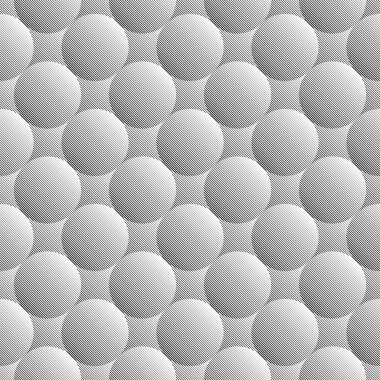 Tasarım sorunsuz tek renkli hacimsel kürenin geometrik çizgiler pat