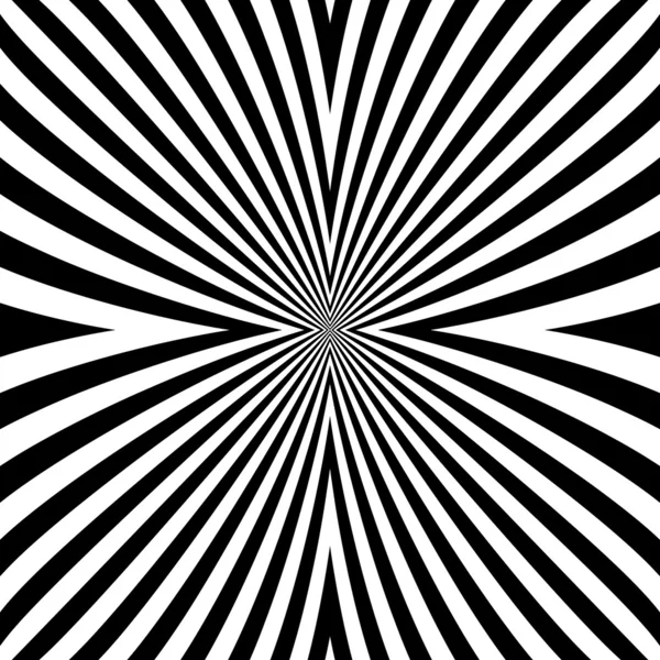 Conception monochrome lignes illusion fond — Image vectorielle