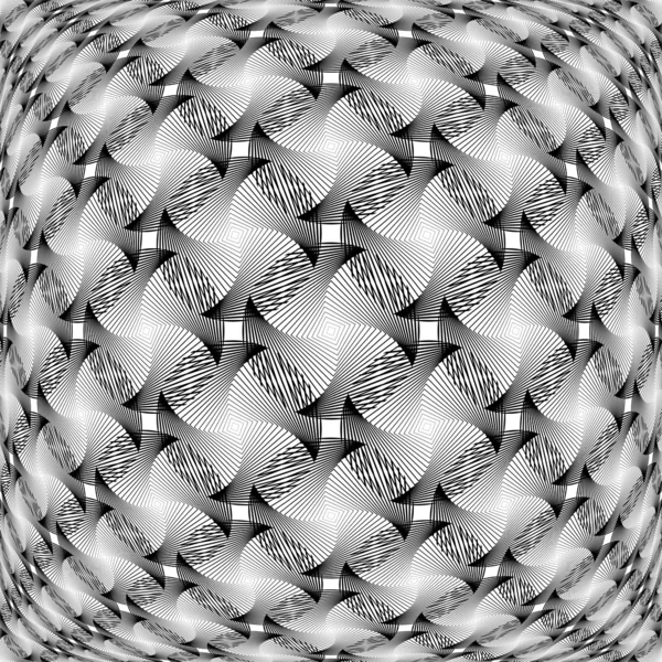 Design motif décoratif grille gaufrée monochrome — Image vectorielle