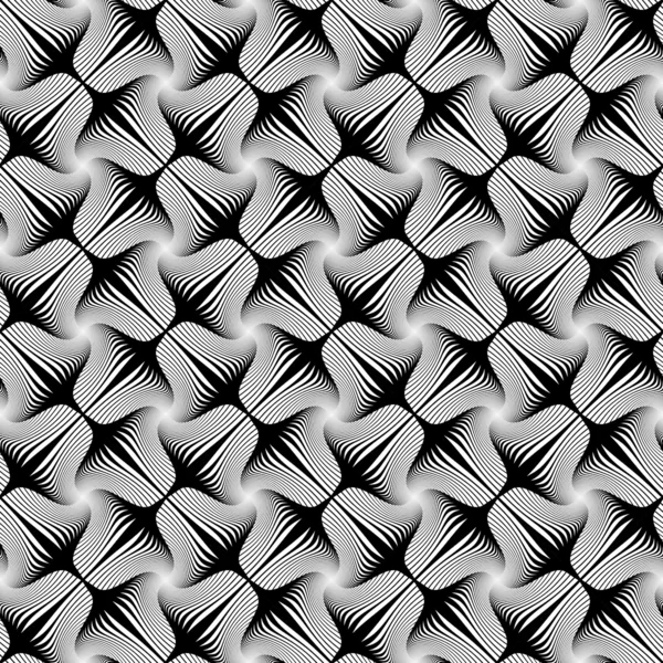 Ontwerp naadloze gestreepte geometrische patroon — Stockvector
