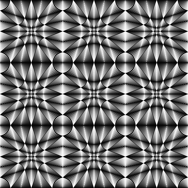 Sömlös geometriska spaljerade designmönster — Stock vektor
