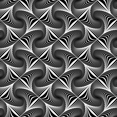 kesintisiz çizgili geometrik desen tasarım