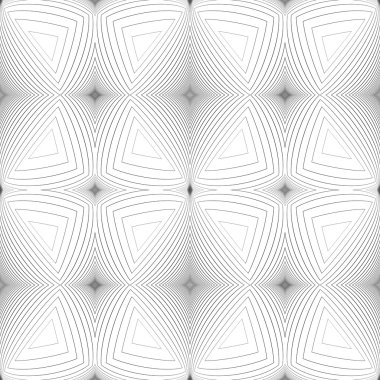 kesintisiz tek renkli geometrik desen tasarım