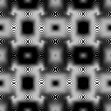 kesintisiz tek renkli geometrik desen tasarım