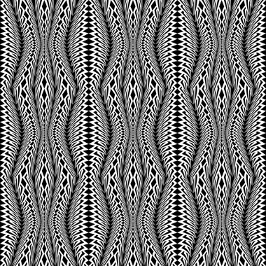 Design seamless monochrome stripy pattern clipart