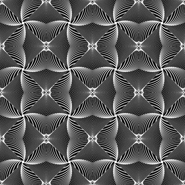 Tasarım sorunsuz tek renkli çarpık kılavuz dalga deseni