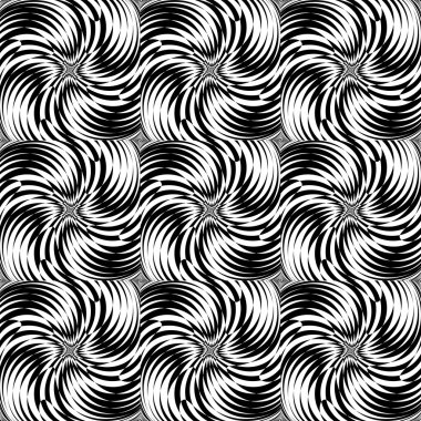 Sorunsuz tek renkli bükülmüş desen tasarım