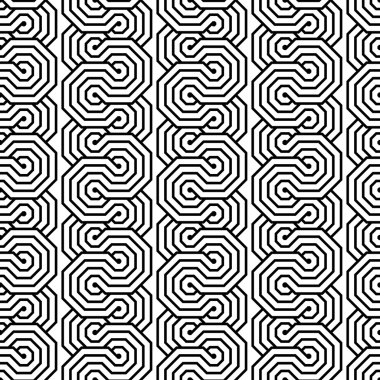 kesintisiz tek renkli zikzak geometrik desen tasarım