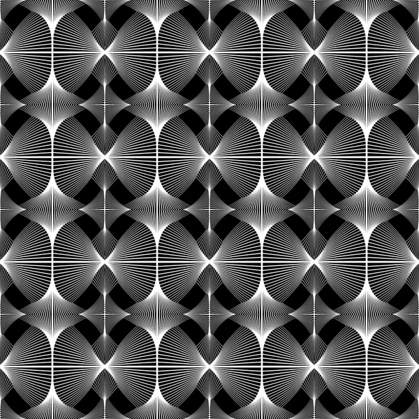 Дизайн бесшовных декоративных геометрических узоров — стоковый вектор