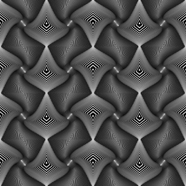 kesintisiz çizgili geometrik desen tasarım