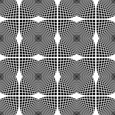 kesintisiz tek renkli geometrik desen tasarım