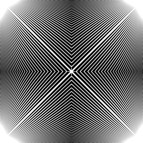Design monochrome rayé fond géométrique — Image vectorielle