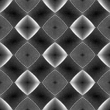 kesintisiz tek renkli geometrik elmas desen tasarım